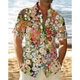 thumbnail image 2 of Nuevas camisas hawaianas para hombre, camisas casuales de verano con estampado 3D de atardecer, camisas de manga corta con solapa, blusas de calle, ropa para hombre y mujer, 2 of 5