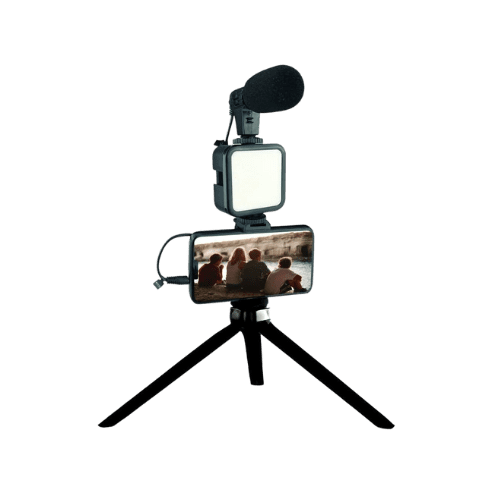 Soporte para Celular con Estabilizador y Lampara BLUEWARE 020079