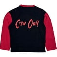 thumbnail image 2 of Homme + Femme Men's La Maison De Heavyweight Long Sleeve Shirt (XX-Large, Black/Red), 2 of 2