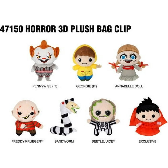 Horror Plush Bag Clip in Blind Bag