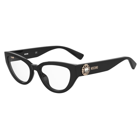 Moschino - MOS631, Cat Eye acetate women BLACK