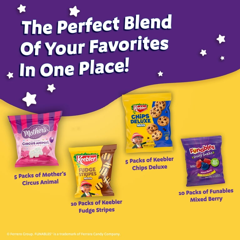Keebler Sweet Treat Variety Pack, 30-Count Box, Includes