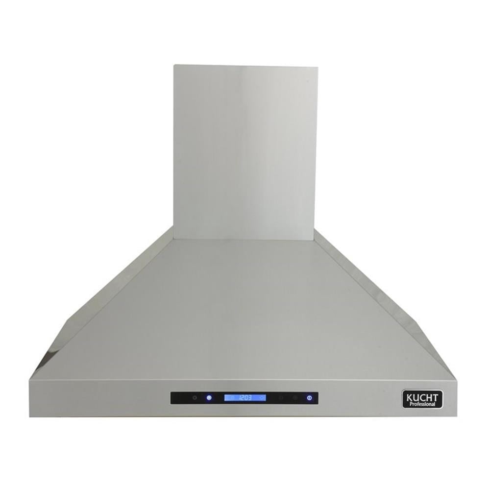 Kucht Professional 36" Modern Stainless Steel Wall Mounted Range Hood in Silver