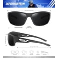 thumbnail image 6 of KALIYADI Sunglasses-Men Polarized Sports Sun-glasses: Mens Sunglasses Polarized UV Protection Driving Running Cycling Outdoor, 6 of 7