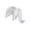 White, variant on Lynono Geometric Elephant Phone Stand And Pen Stand Multifunctional Resin Pen Container For Home Office Desk Organization