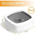 thumbnail image 7 of Dog Water Bowl: 35oz/1L No-Spill Cat Water Bowl Portable Dog Bowl with Eco-Friendly Material Slow Water Feeder Dispenser Vehicle Carried Water Bowl for Dogs, Cats, Pets & Outdoor Travel, 7 of 7