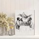 thumbnail image 2 of Qisvanset Framed Canvas Wall Art 12x16 Inch Last Supper Minimal Line Easter Bible Story Art, 2 of 5