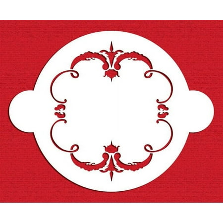 Designer Stencils C833 "Luciana" : Italian Martha Stewart Weddings Series, Beige/semi-transparent