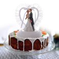thumbnail image 5 of Wedding Couple Figurine Cake Topper Decoration Romantic Keepsake Gift Crystal, 5 of 6