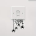thumbnail image 1 of 1PC PVC Spider Wall Decal for Light Switch, Removable Halloween Spider Web Sticker, Festive Home Decoration for Living Room, Bedroom, and Party Decor, 1 of 5