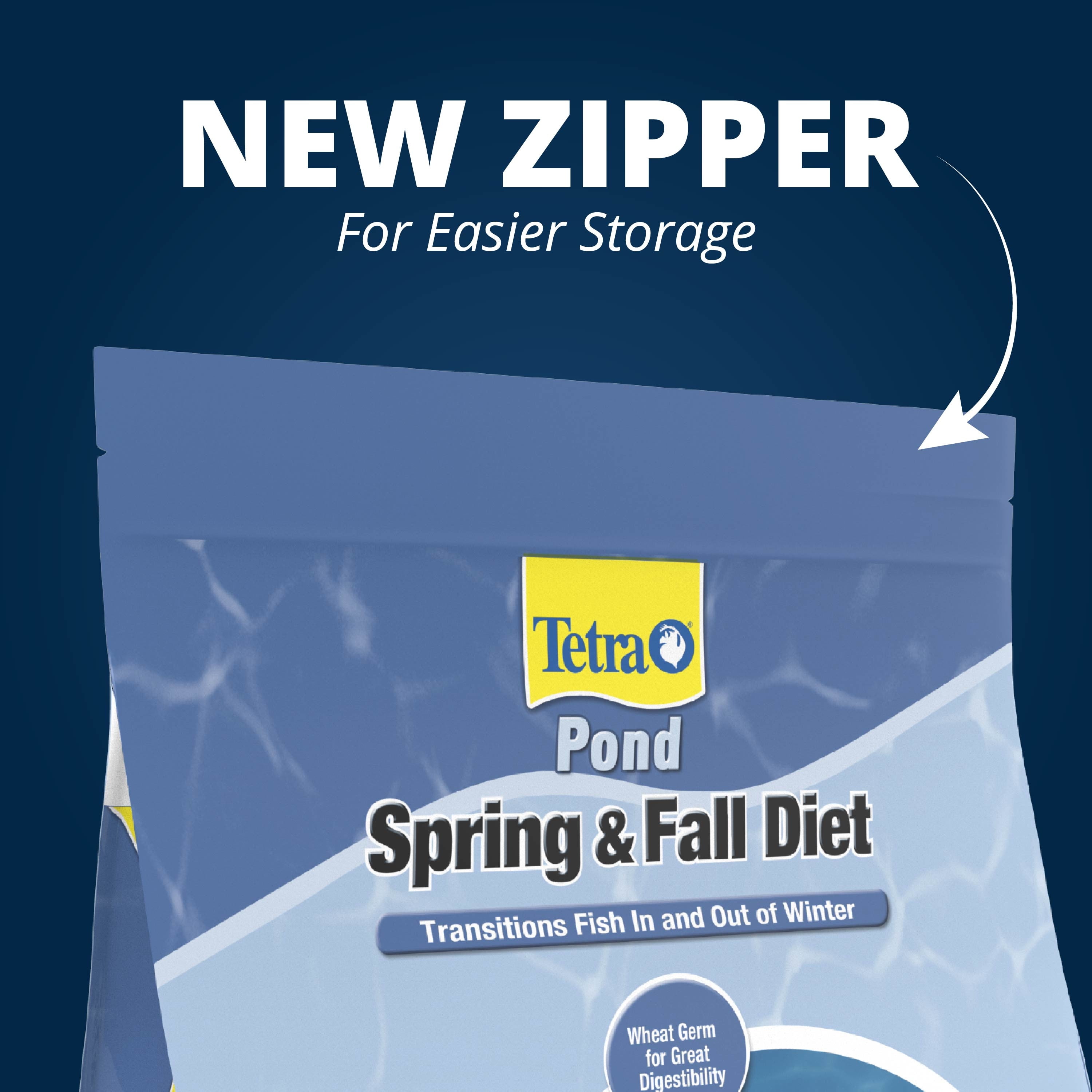 (2 pack) TetraPond Spring And Fall Diet 1.72 Pounds, Pond Fish Food, For Goldfish And Koi