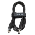 thumbnail image 4 of Cable de carga para computadora portátil Bling Bling 100 W Tipo C macho a CC 1 m, 4 of 12