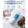 thumbnail image 4 of Waterdrop F27 Refrigerator Water Filter Replacement for Samsung®DA29-00020B HAF-CIN/EXP, HAF-CINRF28HMEDBSR, RF263BEAESR, RS25J500DSR, RF263TEAESG, HDX FMS-2, DA97-08006A-1, 4 of 11
