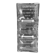 Underworks Vulvar Varicosity and Prolapse Support Boy-Leg Brief with Groin Compression Bands and Hot & Cold Therapy Gel Pad, Black Medium