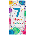 thumbnail image 2 of Colorful Balloon Themed 7th Birthday Backdrop Banner Party Decoration Background Photography Props for Birthday Party Celebrations Decor Happy Birthday Event Supplies, 2 of 8