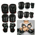 thumbnail image 2 of 6Pcs Adults Kids Protective Gear Knee Pads Elbow Pads and Wrist Guard for Rollerblading Skateboard Cycling Skating, 2 of 6