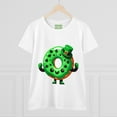 thumbnail image 2 of Strange and Cozy St. Patrick's Donut Doubt Luck Women's Cotton Tee S - 3XL, 2 of 4