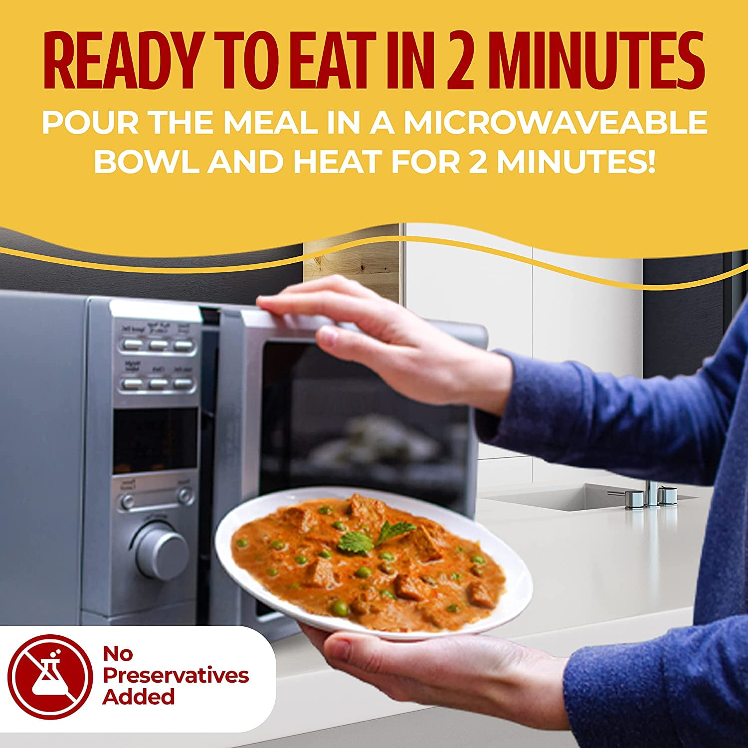 Ashoka Microwaveable Entrees 1932, Vegetarian Sampler Kit, Heat & Serve Meal Pack, Kosher Certified Variety Pack, Authentic Indian Cuisine, Instant Meals, Gluten-Free with No Preservatives, Pack of 9