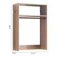 thumbnail image 2 of Klair Living Devi Oak Wall Mounted Walk in Wood Closet System, 2 of 5