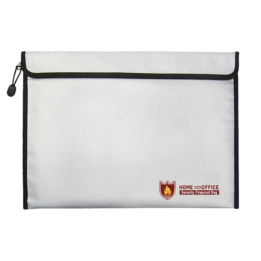 2 Porte-Documents Ignifuges Étangs - Revêtu Silicone Imperméable - Pour Argent, Bijoux, Docs Importants