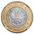 thumbnail image 3 of 2000-W Gold/Platinum $10 Commem Library of Congress PF-70 NGC, 3 of 3