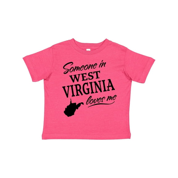 Inktastic Someone in West Virginia Loves Me Boys or Girls Toddler T-Shirt