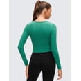thumbnail image 2 of CRZ YOGA Butterluxe Long Sleeve Shirts for Women Workout Athletic Casual Tops Slim Basic Tight Shirt, 2 of 5