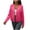 Hot Pink, variant on Faux Suede Leather Jackets for Women Early Fall Fashion Fringe Motorcycle Jacket Cowgirls Tassel Cropped Coats Open Front Long Sleeve Outerwear