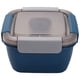 thumbnail image 1 of Recipiente apilable para ensaladas para el almuerzo, 3 compartimentos, caja bento de 50 oz para aderezos para ensaladas, bocadillos, ensaladera, 1 of 6