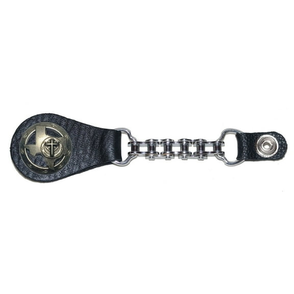 Handmade Texas Christian Bike Chain Vest Set. Made in Texas