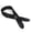 Black, variant on Adjustable Cotton Guitar Strap with Leather Ends for Acoustic Electric & Bass Guitar, Solid Color Shoulder Strap