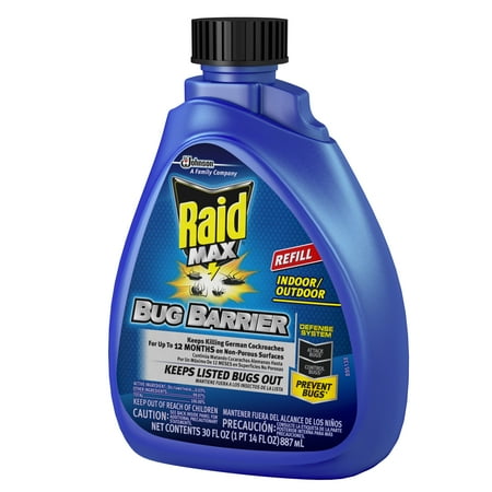 Raid Max Bug Barrier Trigger Refill 30 fl oz