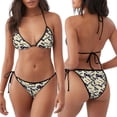 thumbnail image 3 of Fotbe Game Controller Traje de Baño para Mujer de Dos Piezas – Bikini Sexy de Tirantes Tipo Halter con Diseño Triangular, 3 of 6