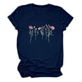 thumbnail image 4 of Nurse Graphic Tees for Women 2026 Summer Casual Short Sleeve Crewneck Nurse T Shirts, 4 of 4