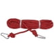 thumbnail image 3 of Cuerda de escalada en roca de 10 mm, 15 m de longitud, capacidad de carga de 3 kN, roja, para acampar, hacer senderismo y descender., 3 of 14