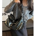 thumbnail image 2 of Kukuzhu Hobo Bag for Women PU Leather Shoulder Crossbody Bag Soft Purse Handbag Slouchy Large Totes Retro Top Handle Bag, 2 of 7