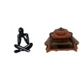 thumbnail image 1 of Figura de escritorio, escultura abstracta, muñeca, sofá en miniatura, mueble para casa de muñecas, silla individual, modelo de , sofá con ma, 1 of 8