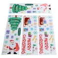 thumbnail image 4 of 2 Roll Christmas Window Clings Xmas Party Decorations Santa Claus Removable Wall Stickers, 4 of 14