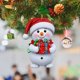 thumbnail image 5 of Adorno colgante de muñeco de nieve para fiestas navideñas en casa y celebraciones de invierno, 5 of 6