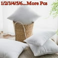 thumbnail image 1 of 20x20Inch Throw Pillow Inserts, Square Form Cushion Stuffers for Couch, Sofa, Bed - Indoor Decorative Pillows Inserts, 1 of 6