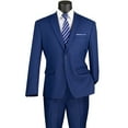 thumbnail image 3 of VINCI Men's Twilight Blue 2-Button Suit w/ Adjustable Waistband, Reg-Fit - NEW, 3 of 3