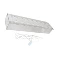 thumbnail image 2 of pitrice Acrylic Flower Vase Transparent Planter Pot for Desktop Dining Table Decor 40cmx10cmx6.5cm, 2 of 9