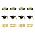 thumbnail image 2 of 2026 Graduation Cupcake toppers, 12 PCS Food/Appetizer Picks for Graduation Party Mini Cake Decorations, Diploma, 2026, Grad Cap Set 12 Pieces, 2 of 4