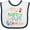 White and Navy, variant on Inktastic Nanny and Pops Love Me Grandkids Boys or Girls Baby Bib