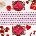 thumbnail image 5 of White Pink Striped Table Runner, Simple Black Bows Red Bow Washable Cotton-linen Table Runners Dining Kitchen Decoration for Everyday Home Wedding Party Decor, 13 x 72 Inch, 5 of 9