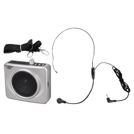 Pyle Pro PWMA60US 50W Portable USB PA System w/Headset Microphone Rechargeable