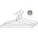 thumbnail image 4 of The Great American Hanger Company Heavy Duty Metal Top Suit Hanger Polished Chrome, Box of 50 The Great American Hanger Company NA, 4 of 4