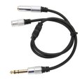 thumbnail image 4 of Cable de sonido Splitin, 1 división en cable divisor estéreo de 2 pulgadas Cable de sonido macho a hembra Artesanía superior, 4 of 8