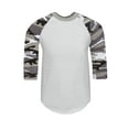 thumbnail image 1 of Shaka Wear Men's Baseball T Shirts Raglan 3/4 Sleeves Tee Cotton Jersey S-5Xl, 1 of 4