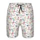 thumbnail image 3 of Balery Summer Floral Traje de Baño Estilo Hawaiano para Hombre, Shorts de Secado Rápido con Bolsillos-Large, 3 of 6
